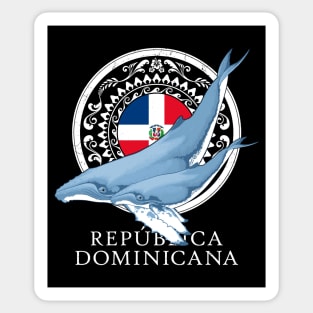 Humpback Whales Diving Dominican Republic Sticker